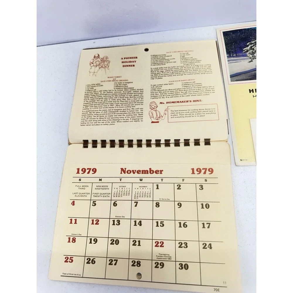 Vintage 1978 1979 Missouri Advertising Calendars Lot Hillbilly Outpost Snyder's